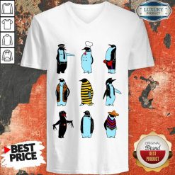 Happy Know Your Penguins V-neck