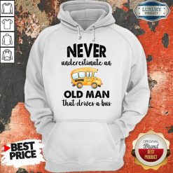 Never Underestimate An Old Man That Drive A Bus Hoodie