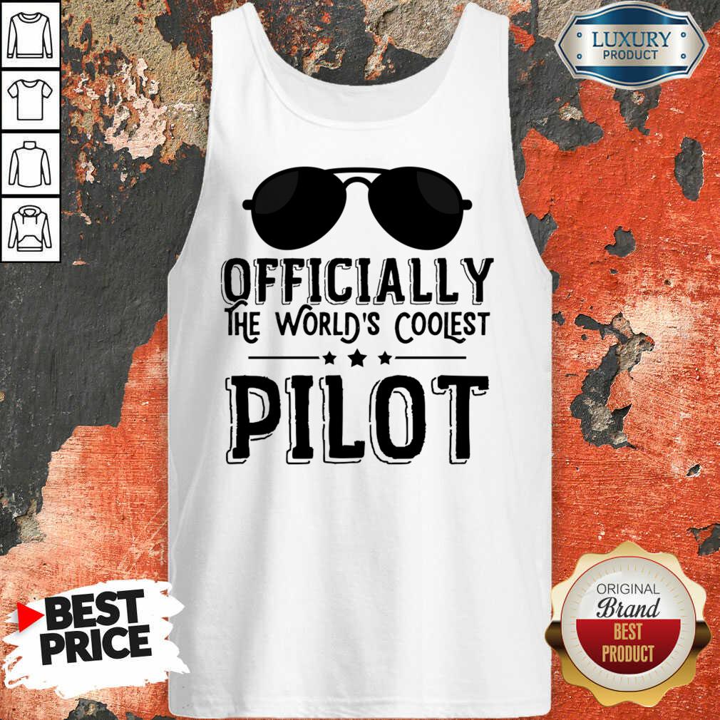 Officially The World's Coolest Pilot Glasses Tank Top