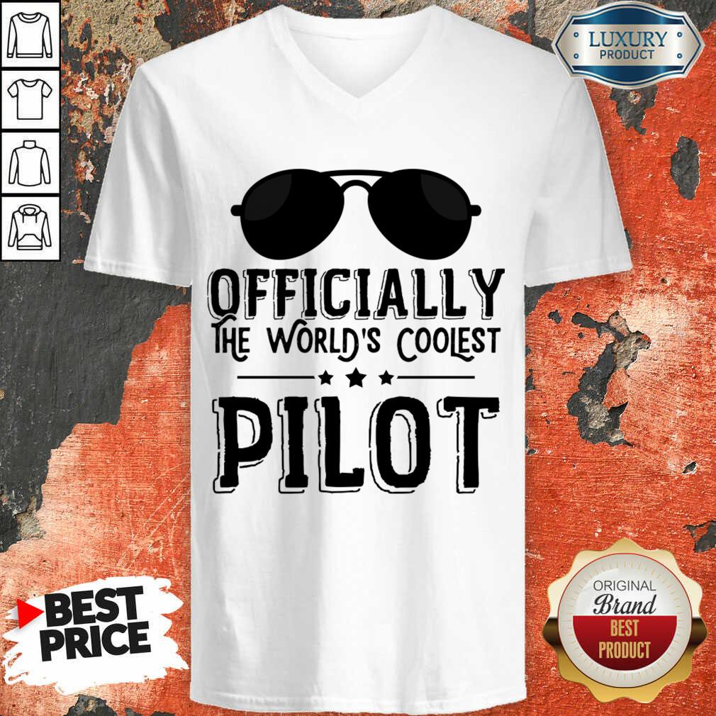 Officially The World's Coolest Pilot Glasses V-neck