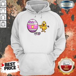 Cute Little Chick Painting An Easter Egg Hoodie