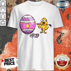 Cute Little Chick Painting An Easter Egg Shirt