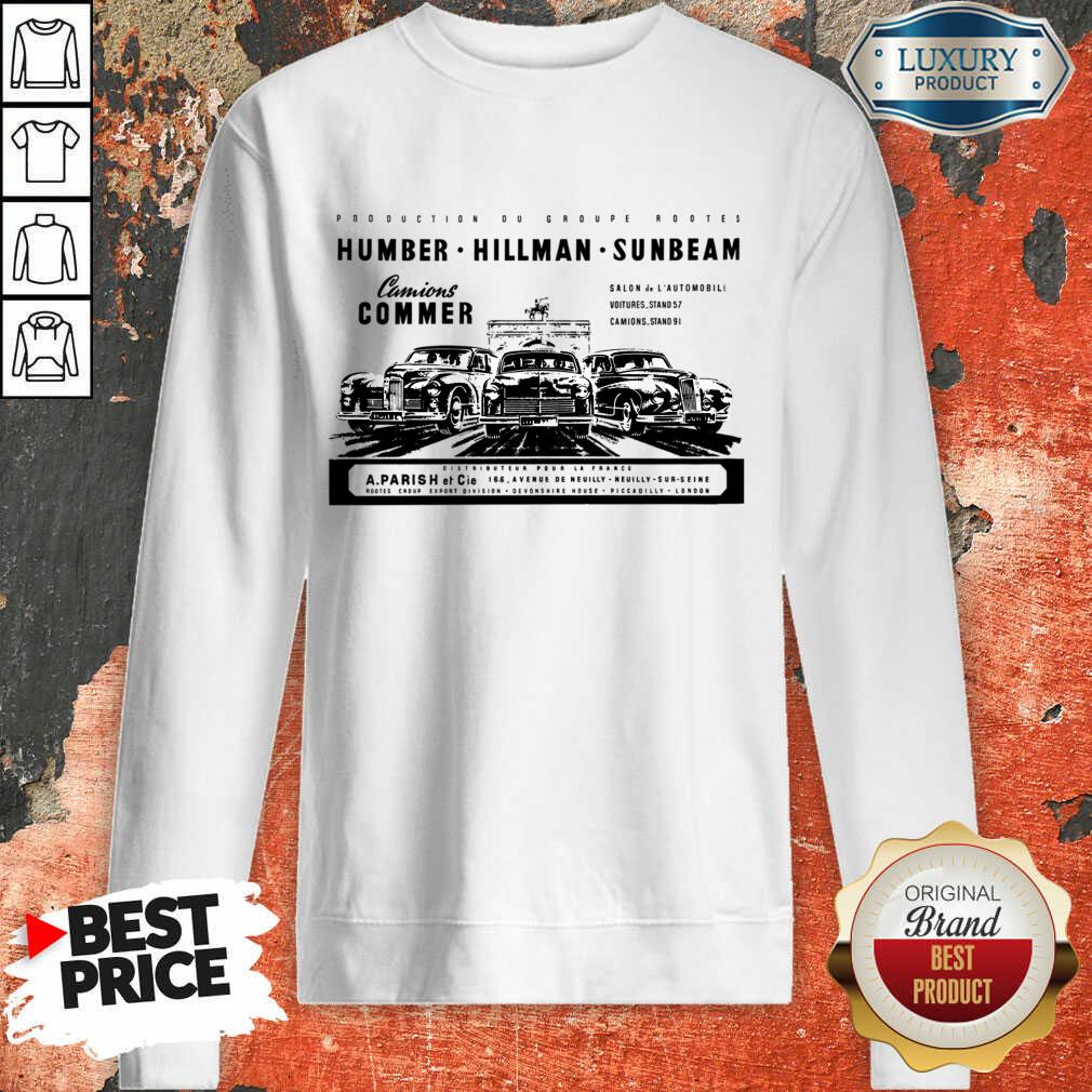 Hillman Humber Sunbeam Camions Commer Sweatshirt