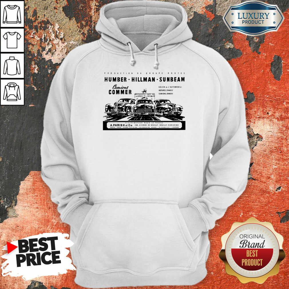 Hillman Humber Sunbeam Camions Commer Hoodie