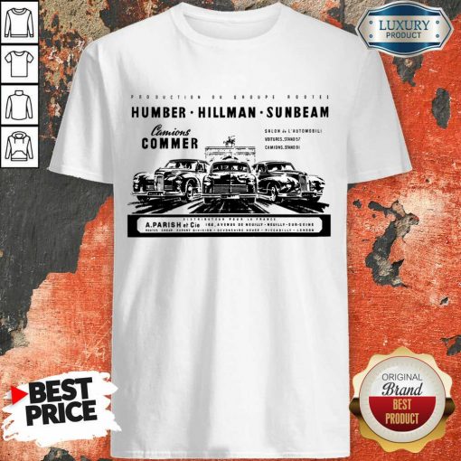 Hillman Humber Sunbeam Camions Commer Shirt