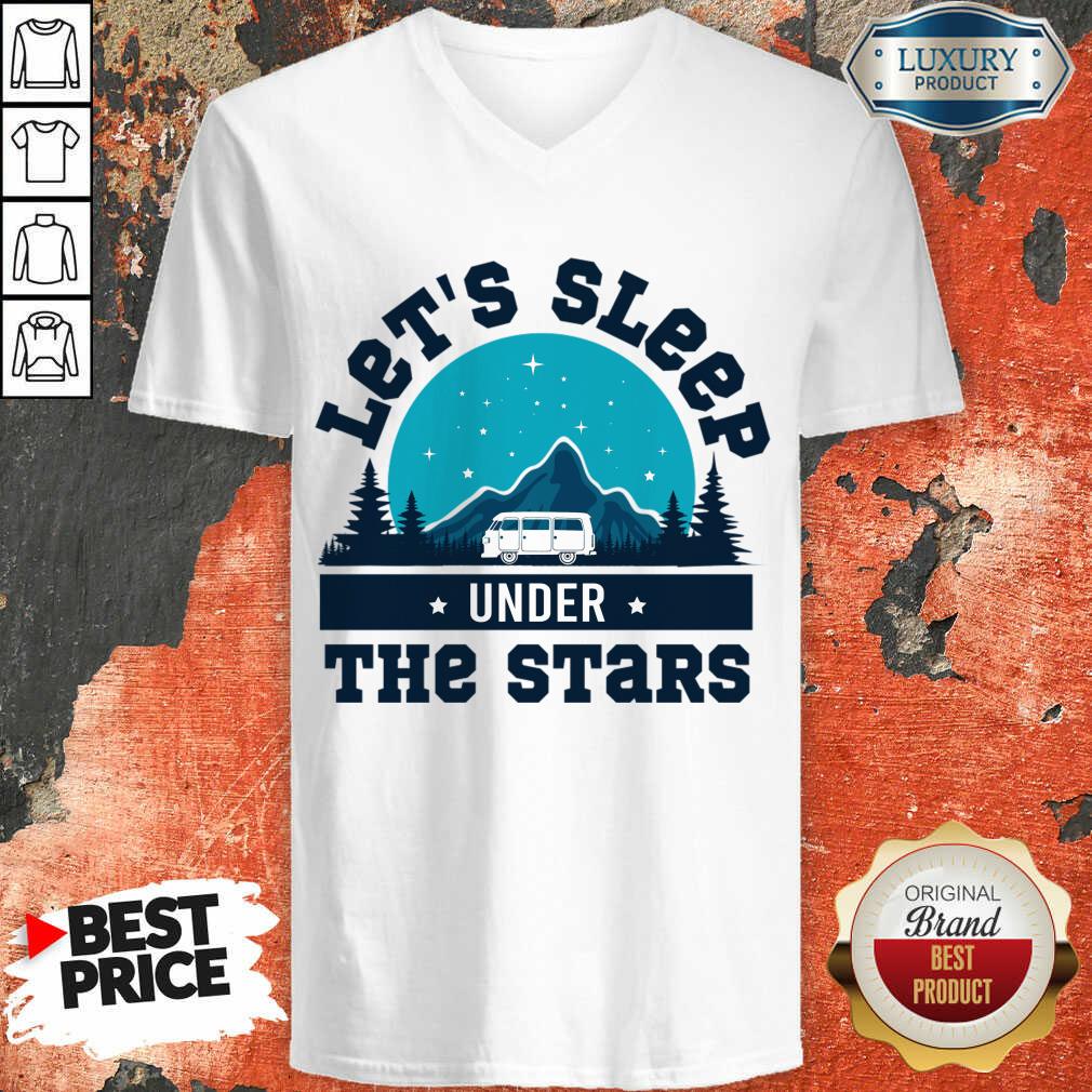 Let's Sleep Under The Stars V-neck