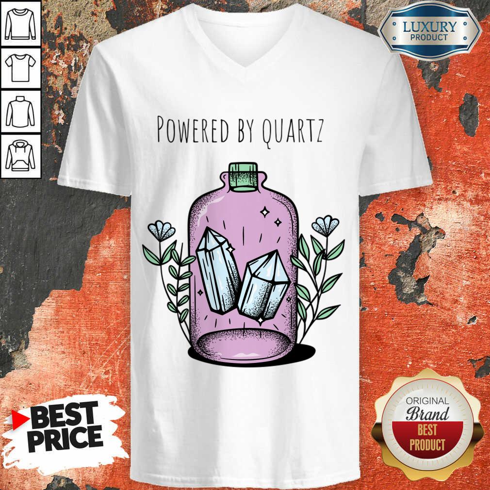 Powered By Quartz V-neck