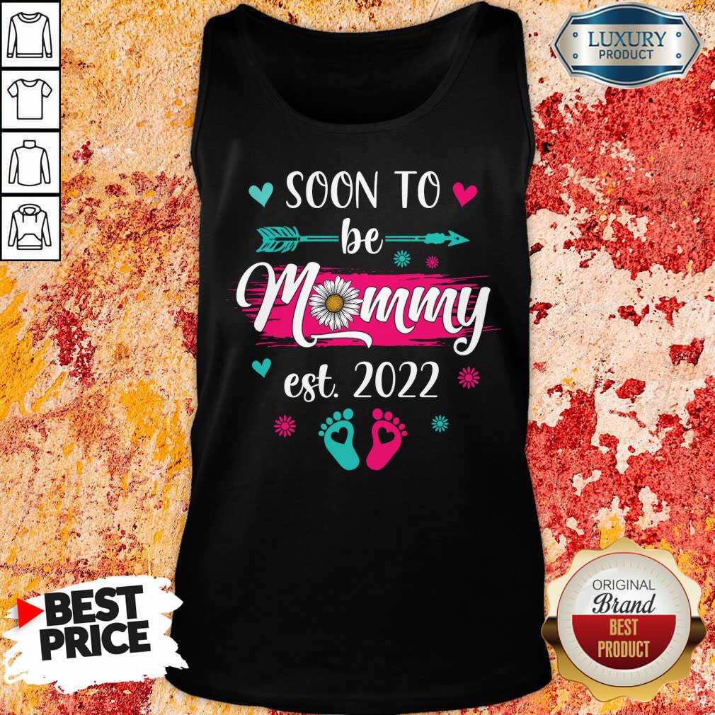 Soon To Be Mommy Est 2022 Tank Top