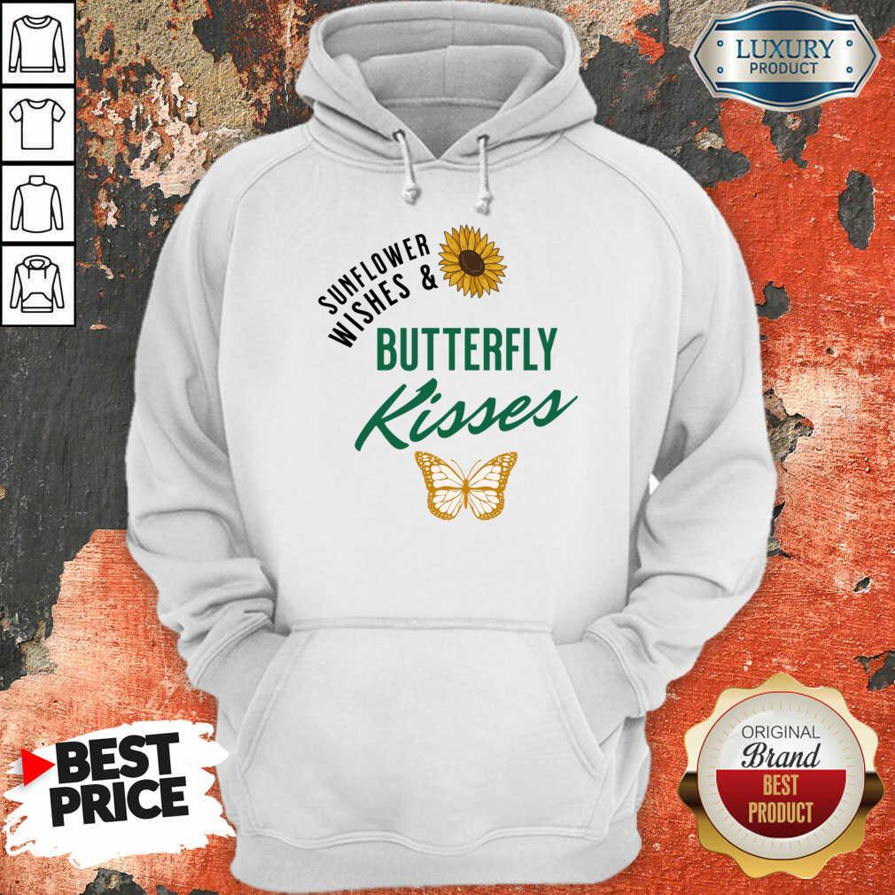 Sunflower Wishes And Butterfly Kisses Hoodie