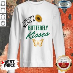 Sunflower Wishes And Butterfly Kisses Sweatshirt