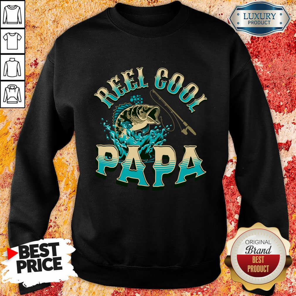 Reel Cool Papa Fishing Sweatshirt