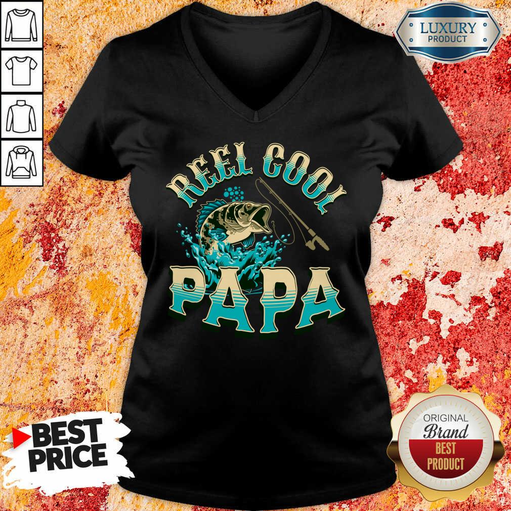 Reel Cool Papa Fishing V-neck