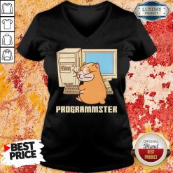 Hamster Programmer Pun Rodent V-neck
