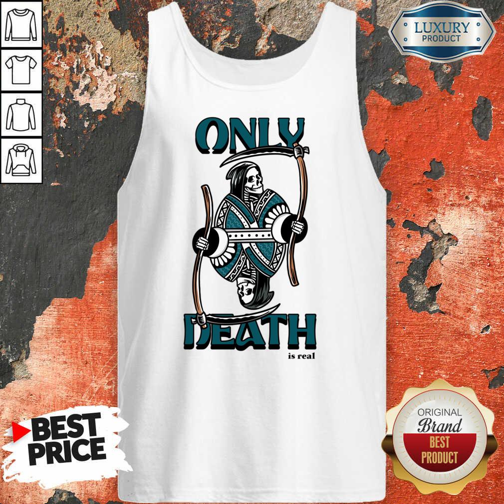 Only Death Is Read Reaper Tank Top